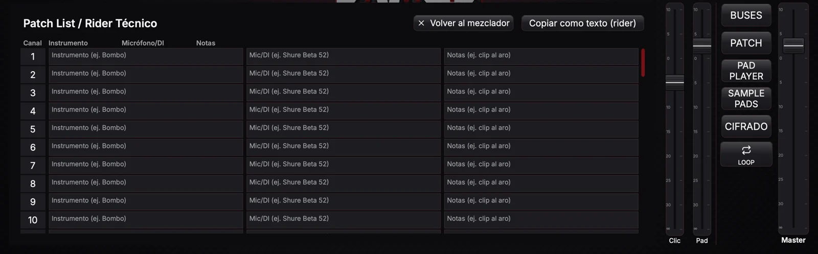 Patch List